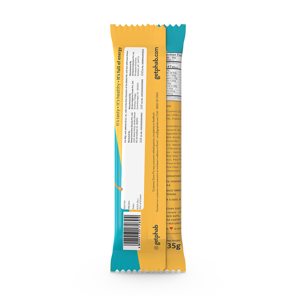 2 - Phab Energy Bar,  6 bar(s)  Peanut Butter 