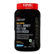 GNC Amp Gold Series 100% Whey Protein Advanced- 2 lb Vanila Ice Cream