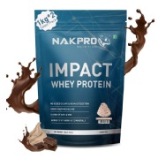 Nakpro Impact Whey Protein- 2.2 lb Chocolate Cream (Pack of 2)