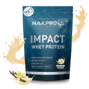 Nakpro Impact Whey Protein- 2.2 lb Vanilla (Pack of 2)