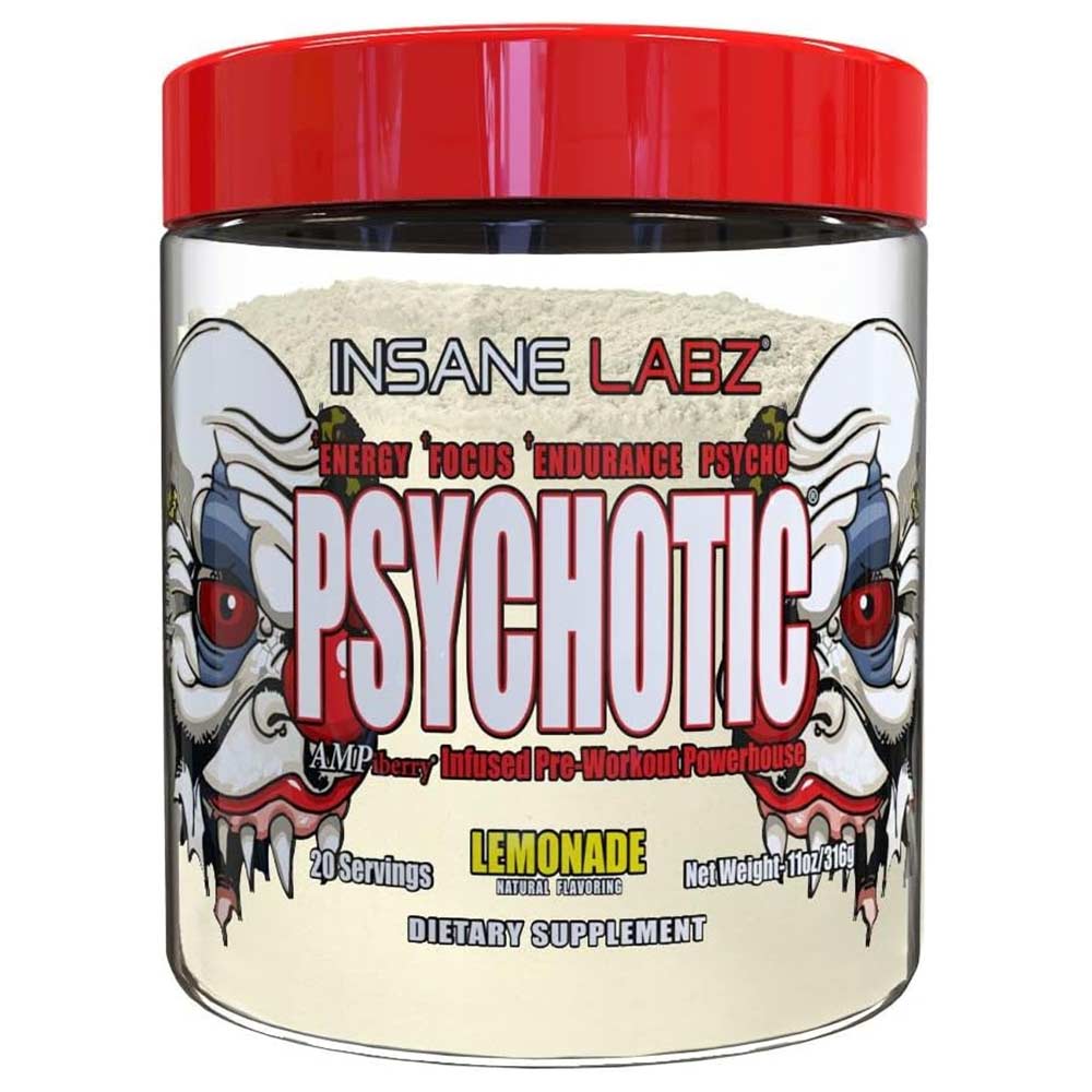 1 - Insane Labz Psychotic Clear,  0.69 lb  Lemonade 