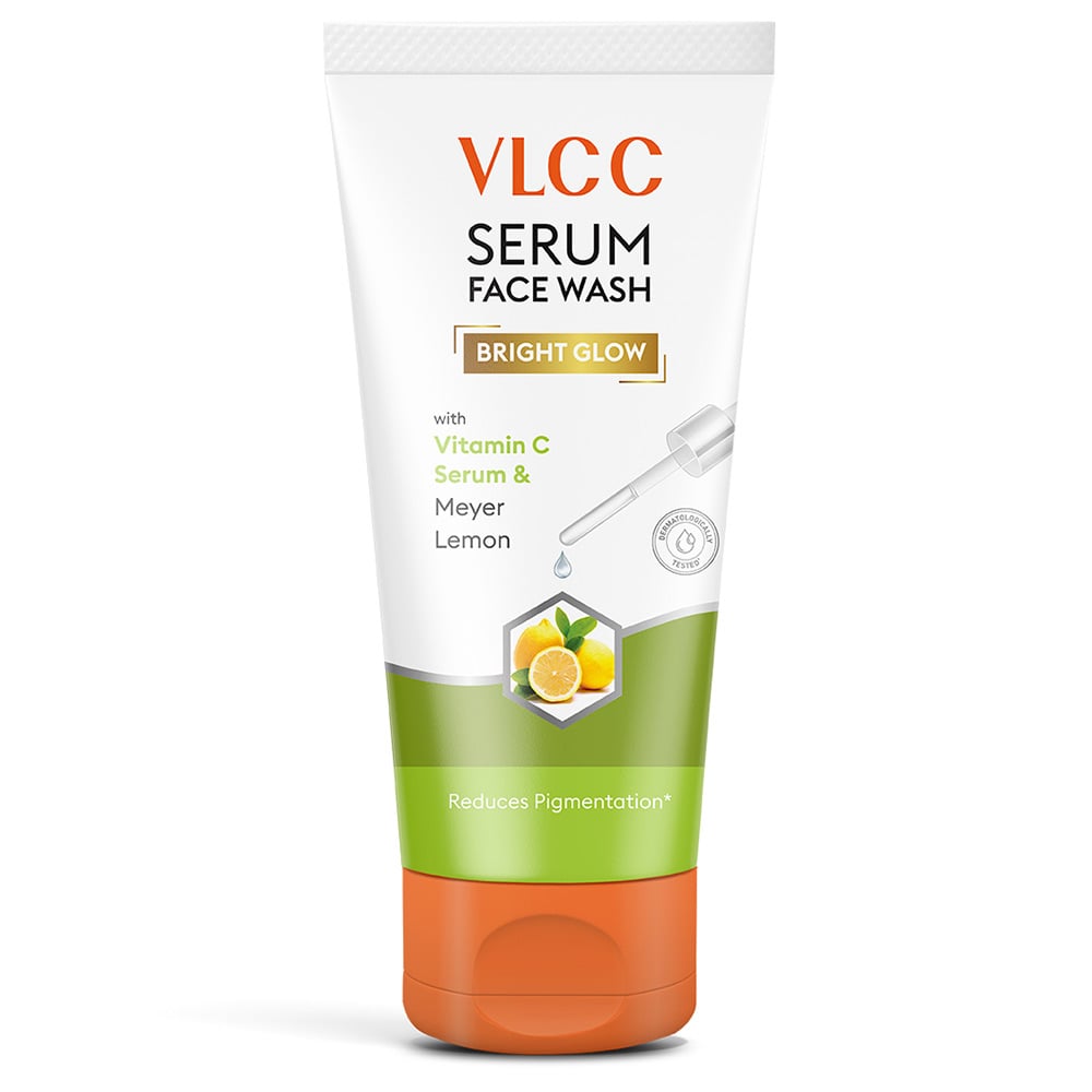 VLCC Bright Glow Serum Face Wash,  100 ml  with Vitamin C Serum & Meyer Lemon  image 1