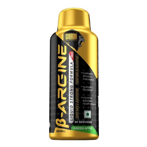 1 - Gibbon Nutrition B-Argine Green Apple, 450 ml