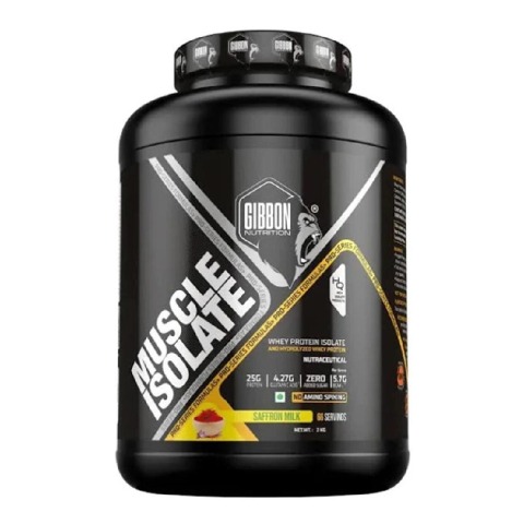 1 - Gibbon Nutrition Muscle Whey,  4.4 lb  Creamy Vanilla 