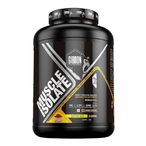 1 - Gibbon Nutrition Muscle Isolate,  4.4 lb  Saffron Milk 