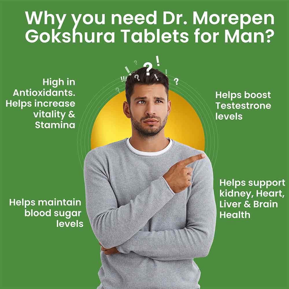 6 - Dr. Morepen Gokshura (Pack of 2),  60 tablet(s) 
