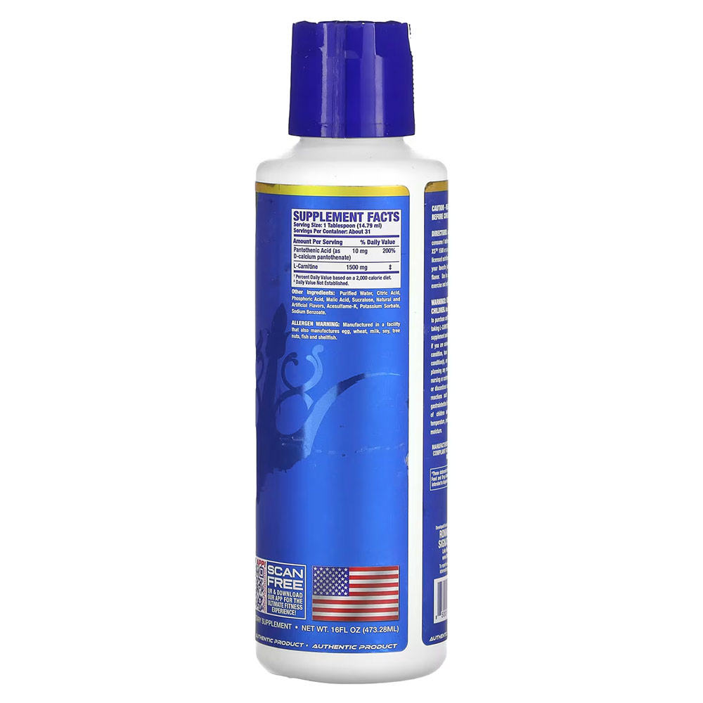 2 - RONNIE COLEMAN L-Carnitine XS 1500,  473.28 ml  Sour Apple 