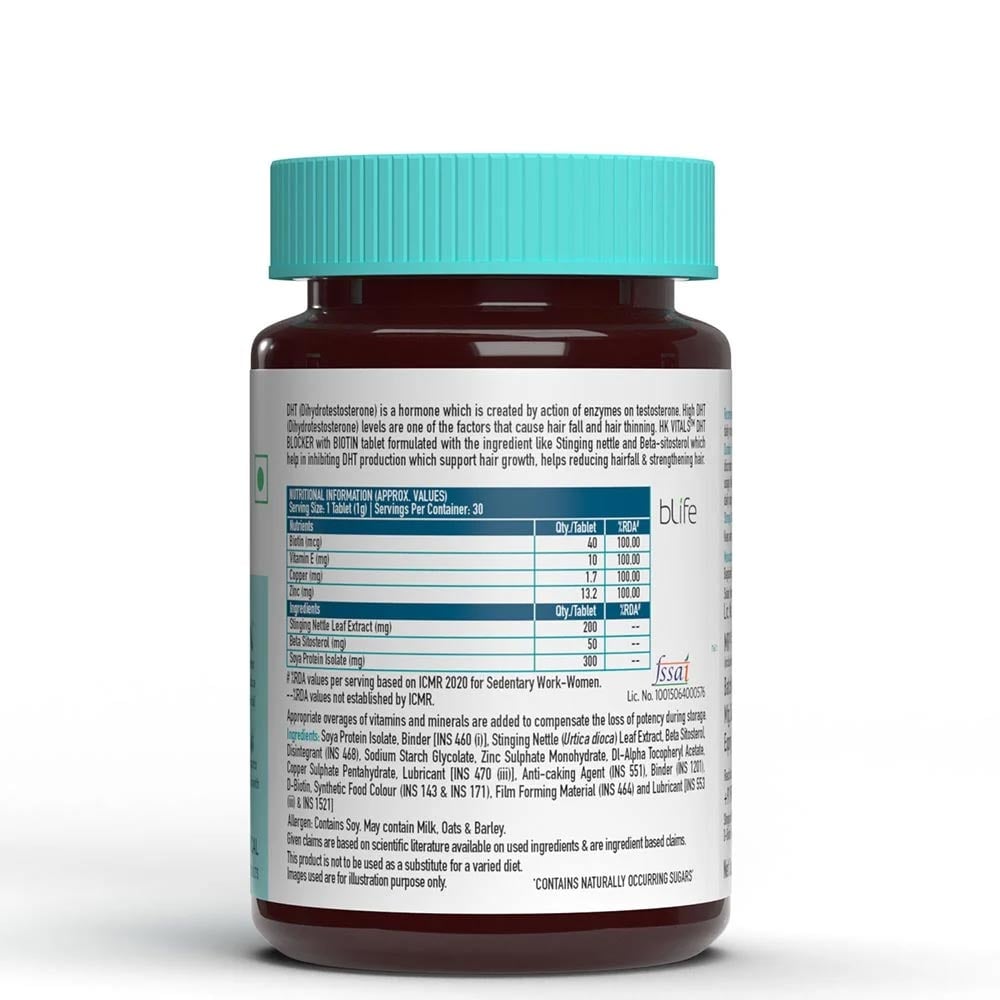 7 - HealthKart HK Vitals DHT Blocker with Biotin OP,  30 tablet(s)  Unflavoured 