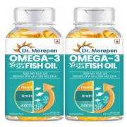 Dr. Morepen Omega-3 Deep Sea Fish Oil 500mg (Pack of 2)- 60 softgels