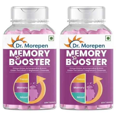 1 - Dr. Morepen Memory Booster (Pack of 2), 60 tablet(s)