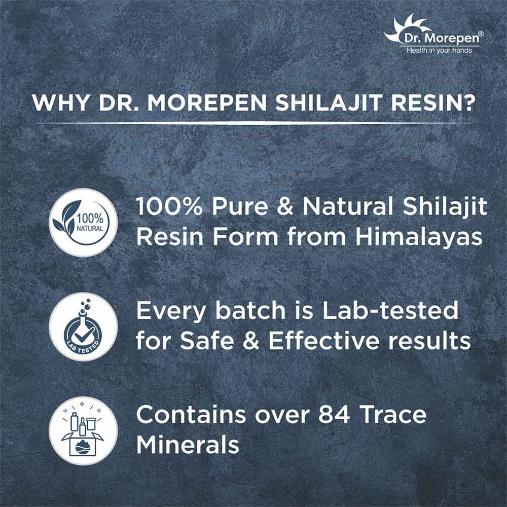 4 - Dr. Morepen Shilajit Resin (Pack of 2),  15 g 