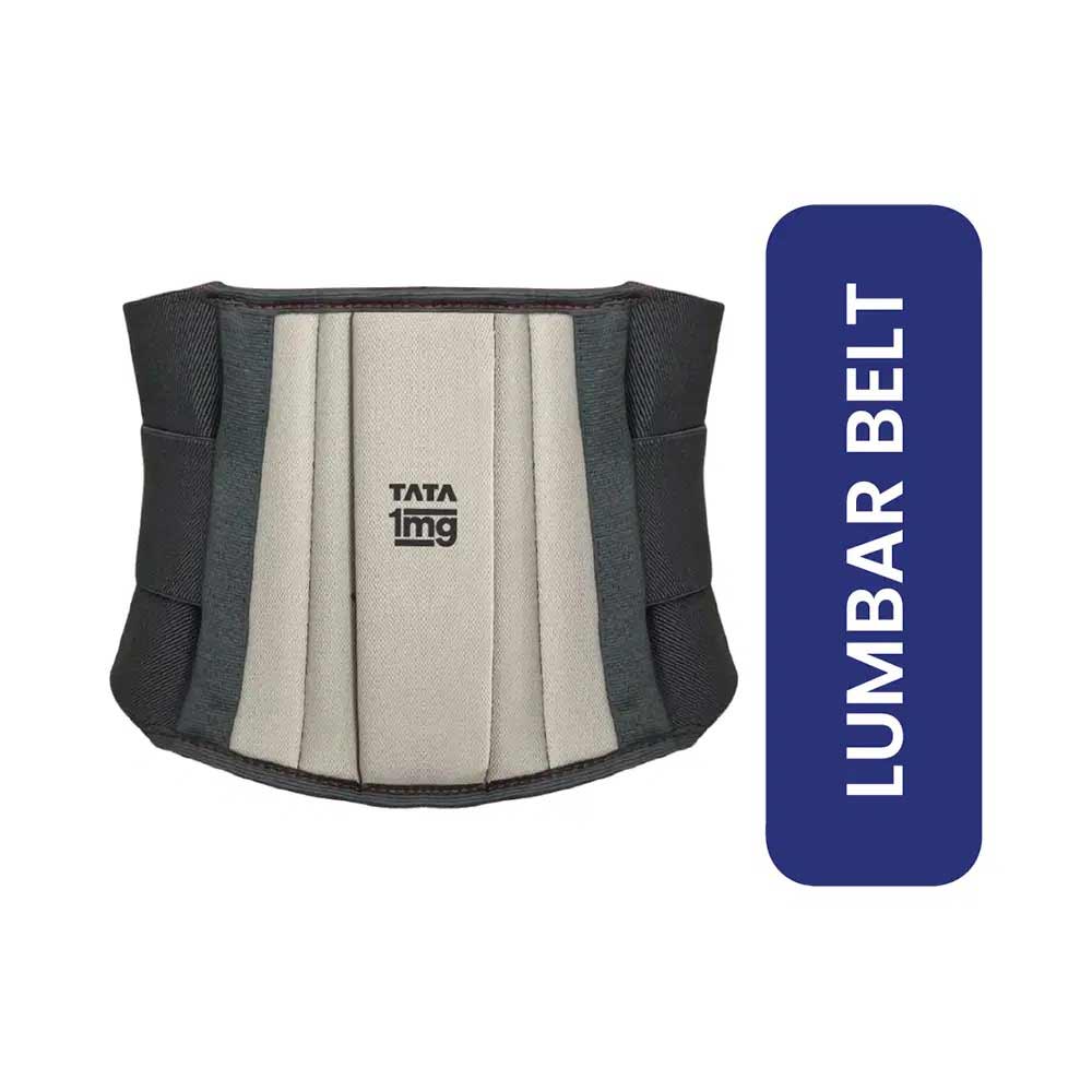 6 - Tata 1mg Lumbar Sacral Belt,  Grey  Universal 