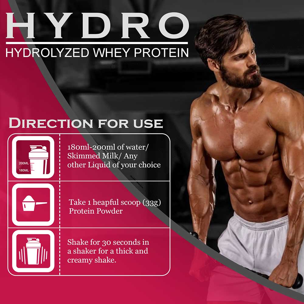 5 - Nakpro Whey Hydro Hydrolyzed Whey Protein,  2.2 lb  Double Rich Chocolate (Pack of 2) 
