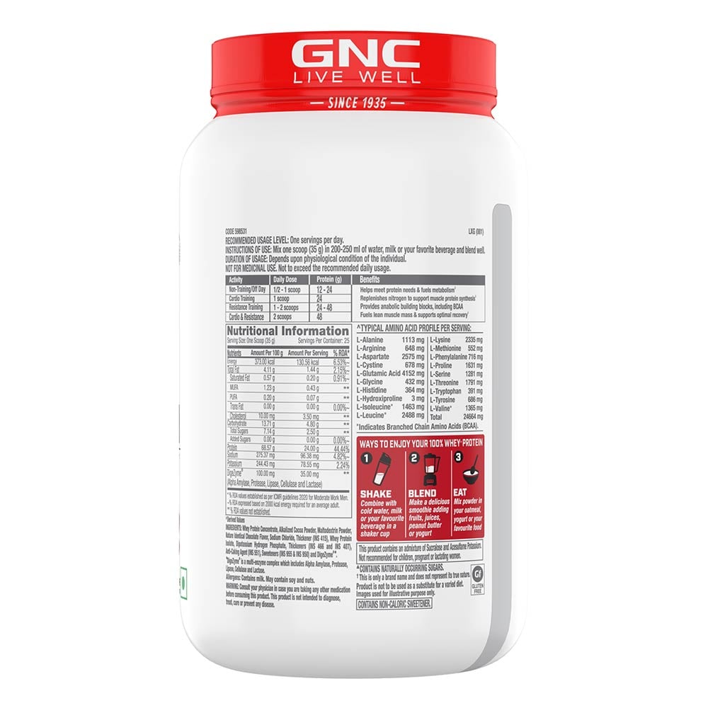 6 - GNC Pro Performance 100% Whey Protein, Gym Bag & Black Plastic Shaker Combo,  2 lb  Chocolate Supreme 