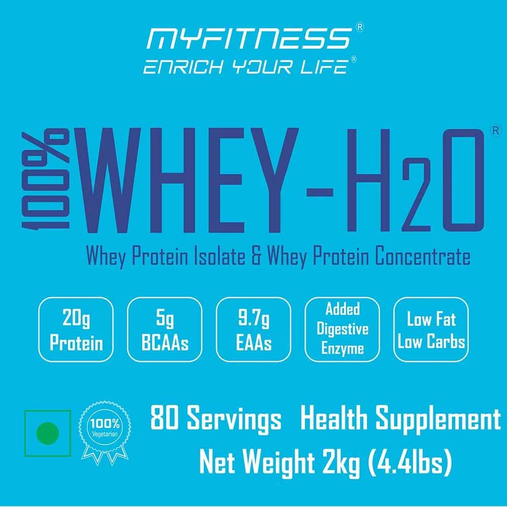 4 - MYFITNESS By Paradise 100% WHEY-H2O,  4.4 lb  Mango Kulfi 