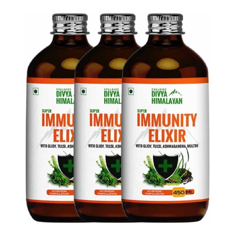 1 - Divya Himalayan Super Immunity Elixir (Pack of 3),  450 ml 