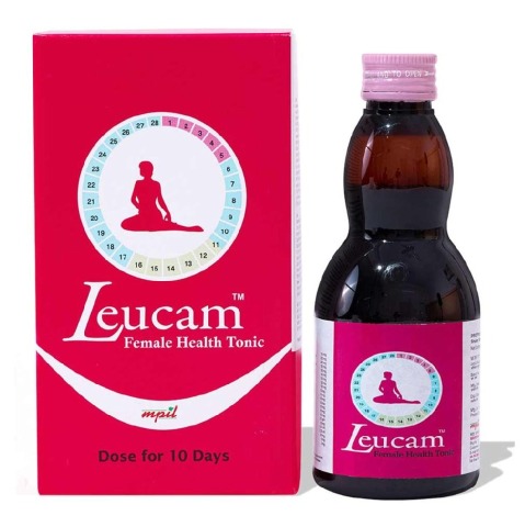 1 - MPIL Leucam Syrup,  200 ml  Unflavoured (with 40 Tablets) 