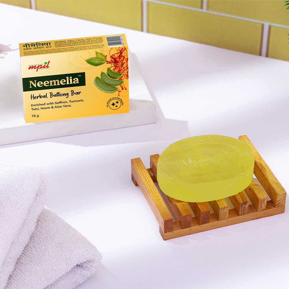 5 - MPIL Neemelia Herbal Bathing Bar,  75 g  with Neem & Aloe Vera (Pack of 2) 
