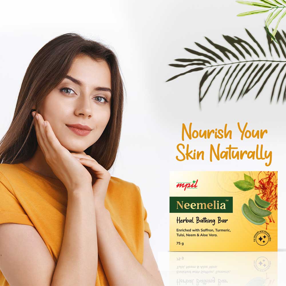 4 - MPIL Neemelia Herbal Bathing Bar,  75 g  with Neem & Aloe Vera (Pack of 2) 
