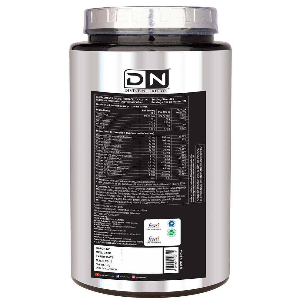 2 - Divine Nutrition Life Whey,  2.2 lb  American Ice-Cream 