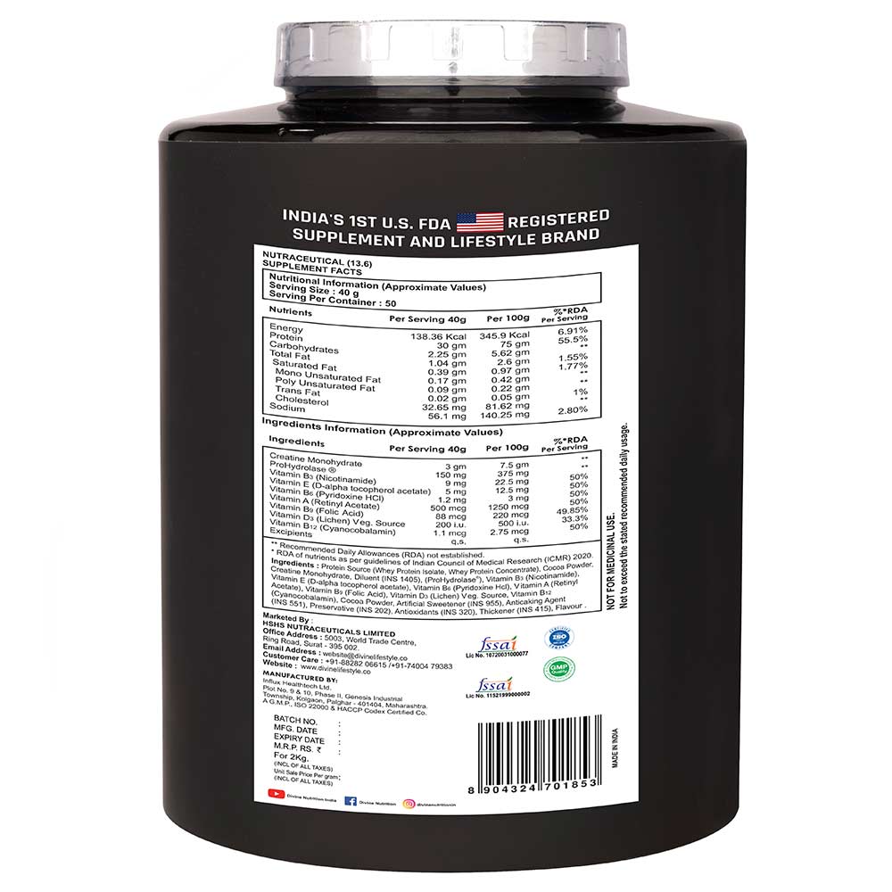 2 - Divine Nutrition Performance Series Nitramax,  4.4 lb  Choco Cookies 