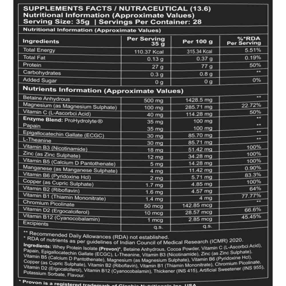 2 - Divine Nutrition Icon Isolate,  2.2 lb  Triple Chocolate 