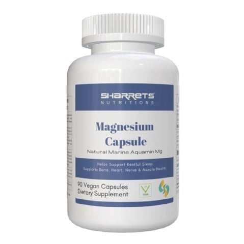 1 - Sharrets Natural Marine Magnesium,  Unflavoured  90 veggie capsule(s) 