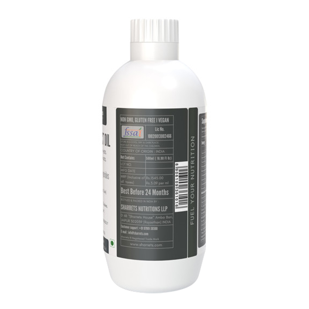 3 - Sharrets C8 & C10 MCT Oil,  500 ml  Unflavoured 