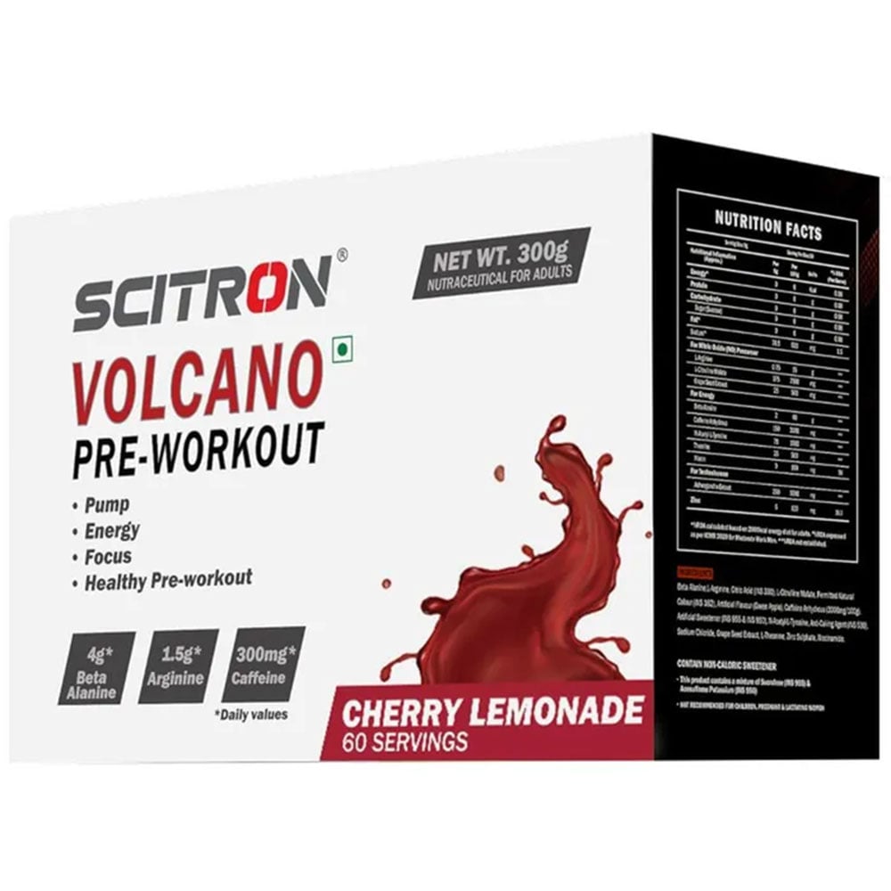 Scitron Volcano Pre-Workout,  0.66 lb  Cherry Lemonade  image 1
