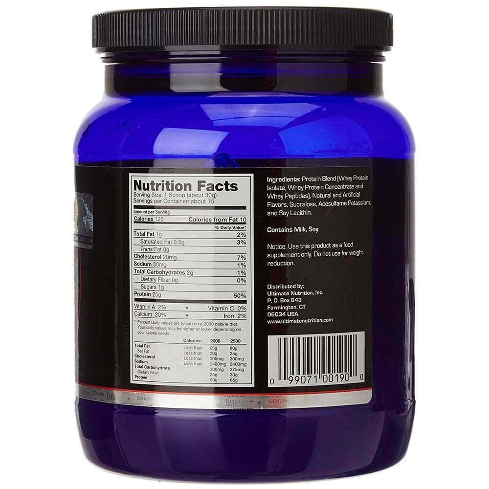Ultimate Nutrition Prostar 100% Whey Protein,  1 lb  Vanilla Creme 