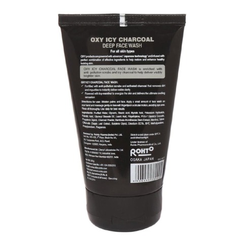 oxy charcoal face wash