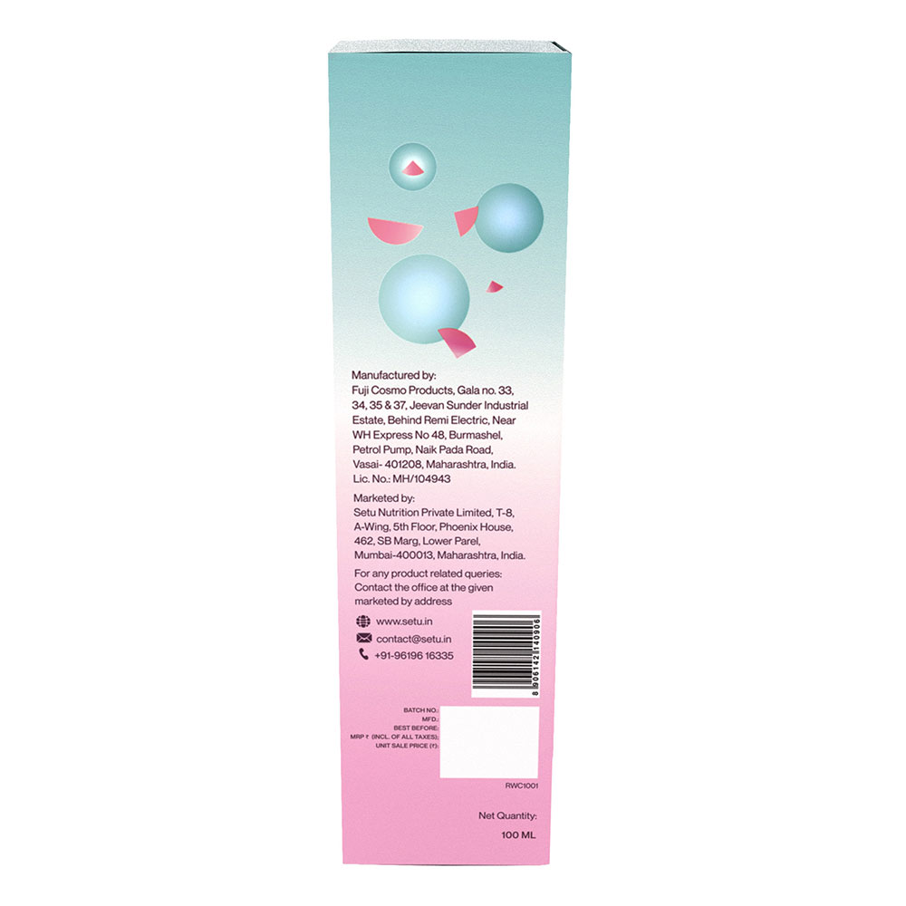 11 - Setu Organic Rose Water,  100 ml  Steam Distilled (Pack of 3) 