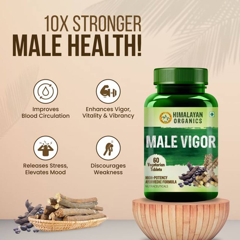 4 - Himalayan Organics Male Vigor,  60 tablet(s) 