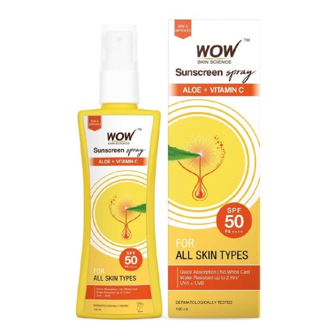 1 - WOW Skin Science Sunscreen Spray,  100 ml  SPF 50 