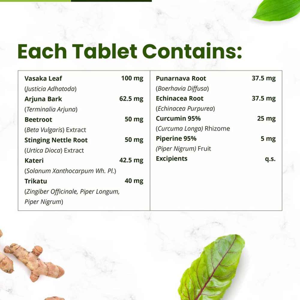 6 - Himalayan Organics Plant Based Lung Detox,  60 tablet(s) 