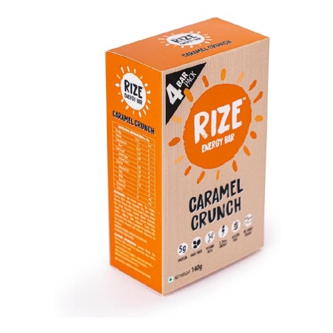 1 - Rize Energy Bar,  4 bar(s)  Caramel Crunch (Pack of 4) 