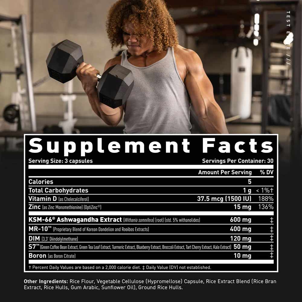 3 - Kaged Muscle Elite Series Test,  90 capsules  Unflavoured 