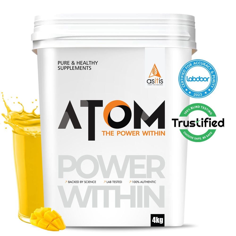 AS-IT-IS Nutrition ATOM Whey Protein with Enzymes,  8.8 lb  Mango Fusion  image 1