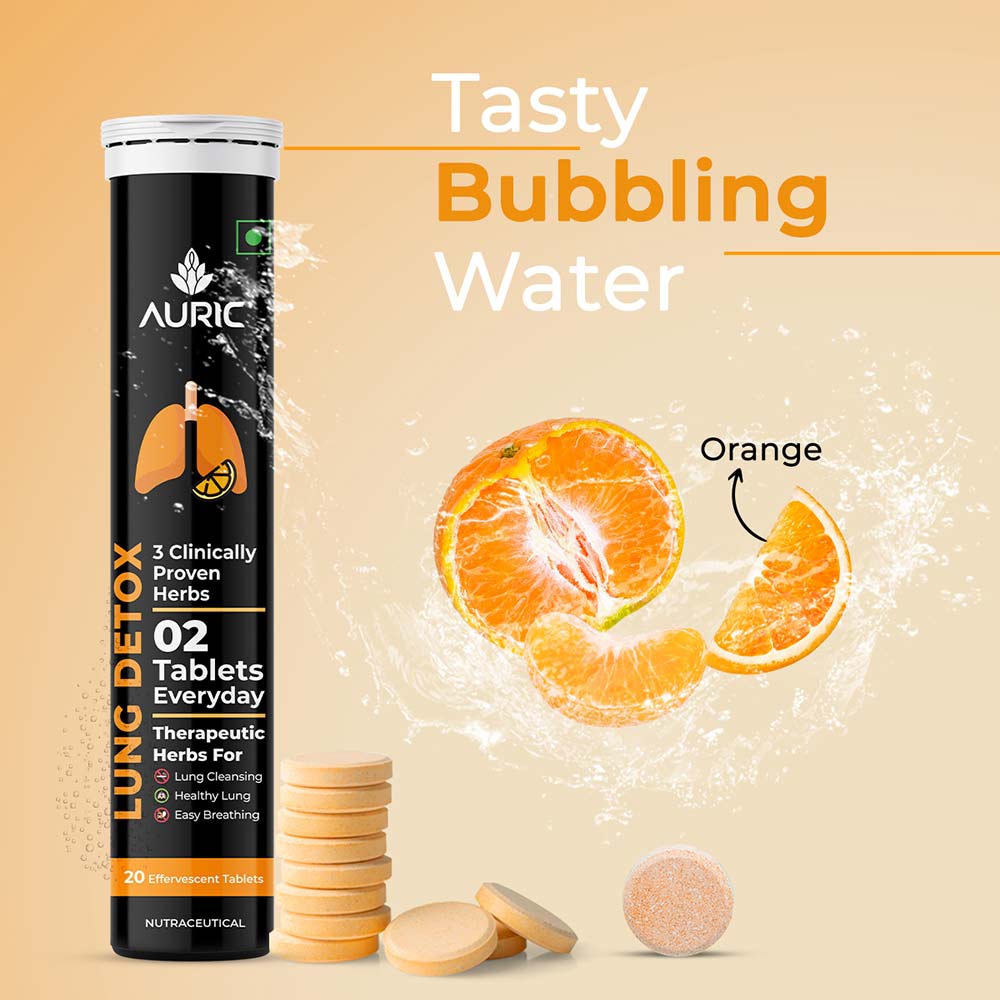 2 - Auric Lung Detox Yummy Orange,  60 tablet(s) 