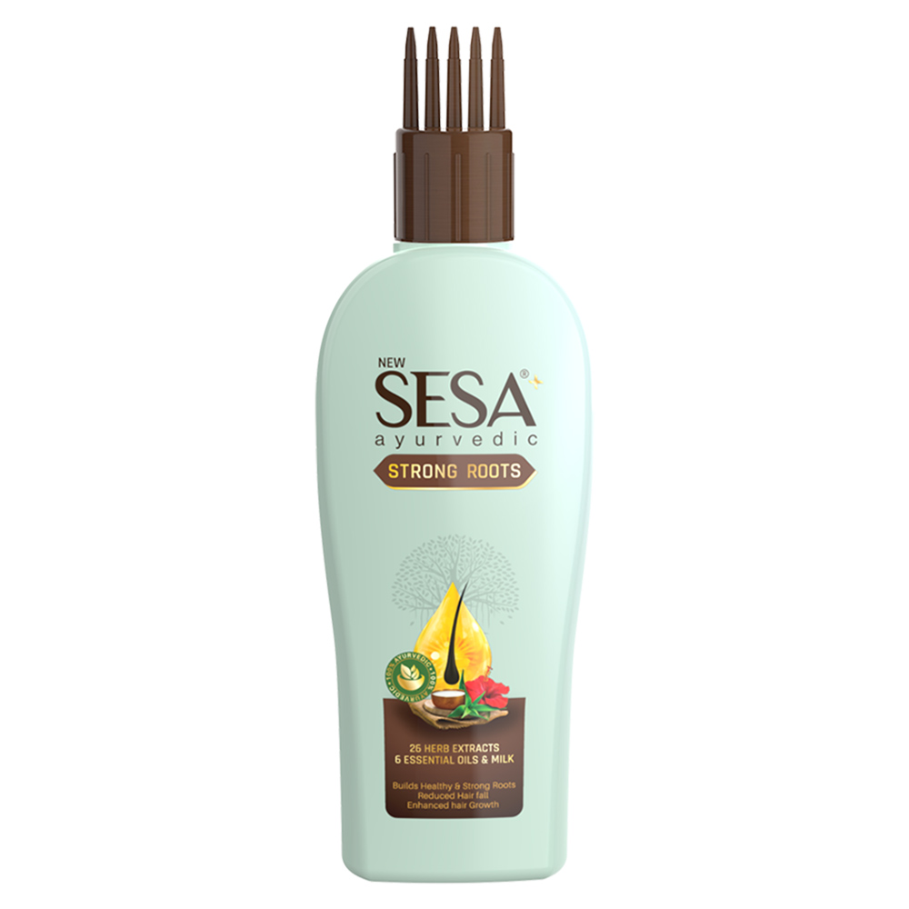 4 - Sesa Ayurvedic Strong Roots Hair Oil,  110 ml  Builds Healthy & Strong Roots 