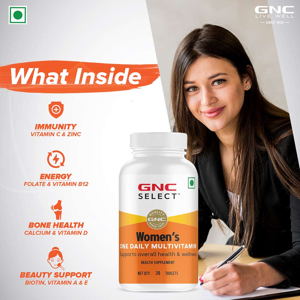 3 - GNC Select Women's One Daily Multivitamin,  30 tablet(s)  Unflavoured 