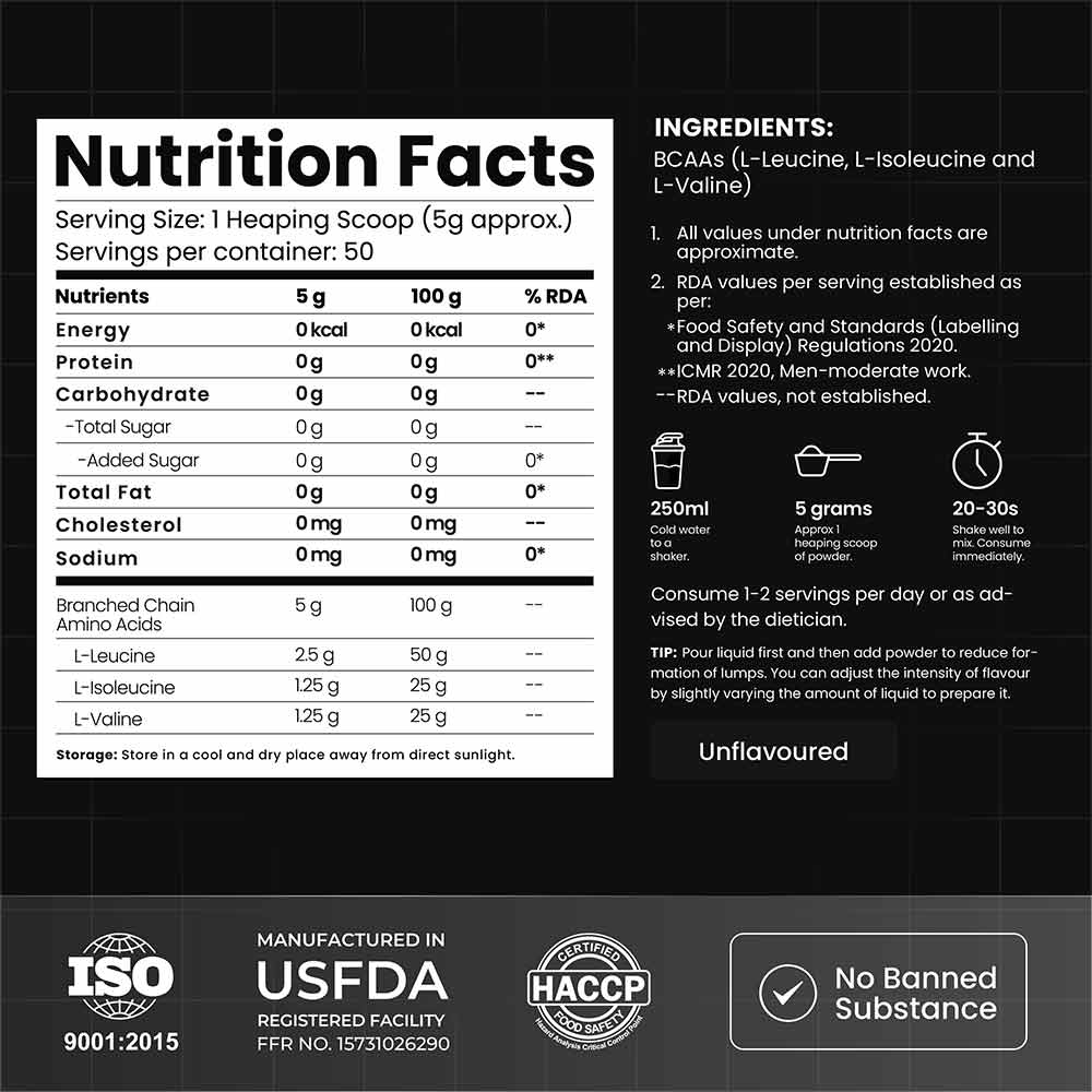 2 - Athlab Anytime BCAA,  0.55 lb  50 Servings  Unflavoured 