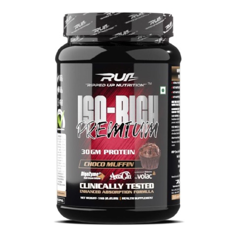 1 - Ripped Up Nutrition Iso-Rich Premium, 2.2 lb Choco Muffin