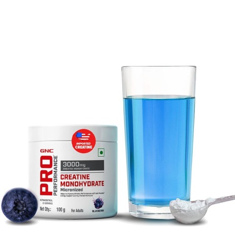 GNC Pro Performance Creatine Monohydrate,  Blueberry  0.22 lb 