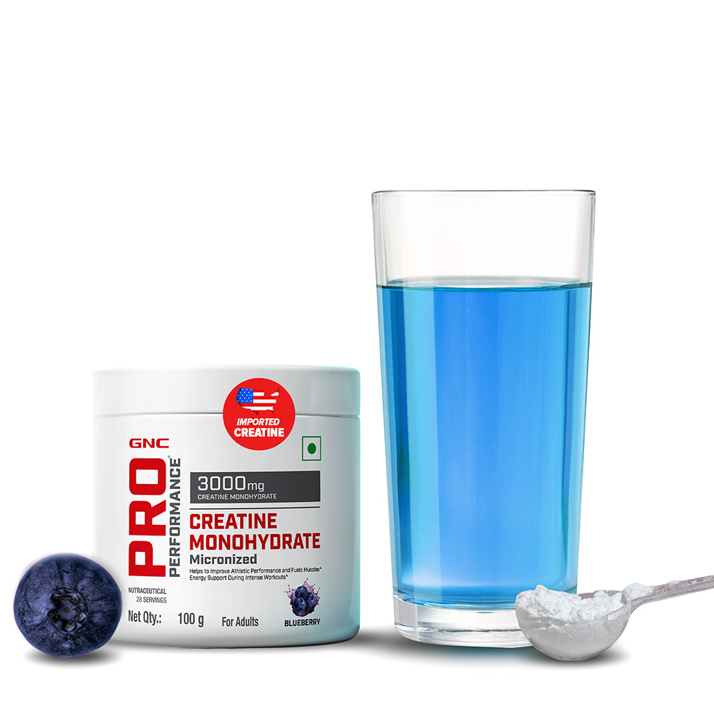GNC Pro Performance Creatine Monohydrate,  Blueberry  0.22 lb 