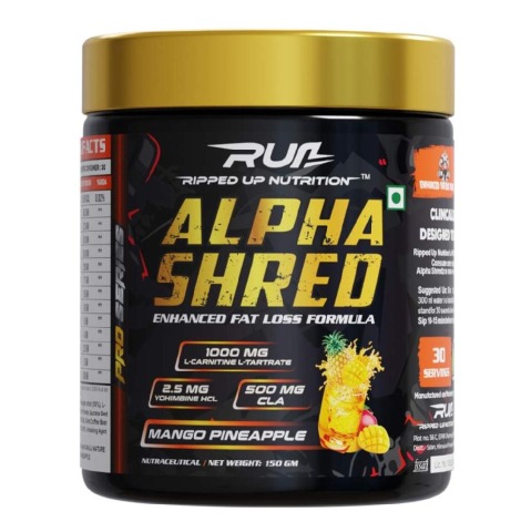 1 - Ripped Up Nutrition Pro Series Alpha Shred, 0.33 lb Mango Pineapple