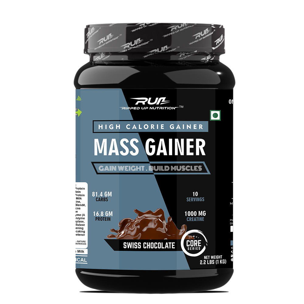 1 - Ripped Up Nutrition Mass Gainer,  2.2 lb  Swiss Chocolate 