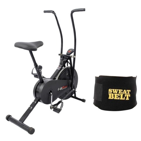 Lifeline Fitness Combo Air Bike 103 and Sweat Belt
