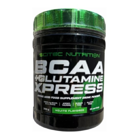 1 - Scitec Nutrition BCAA + Glutamine Xpress, 0.66 lb 25 Servings Mojito