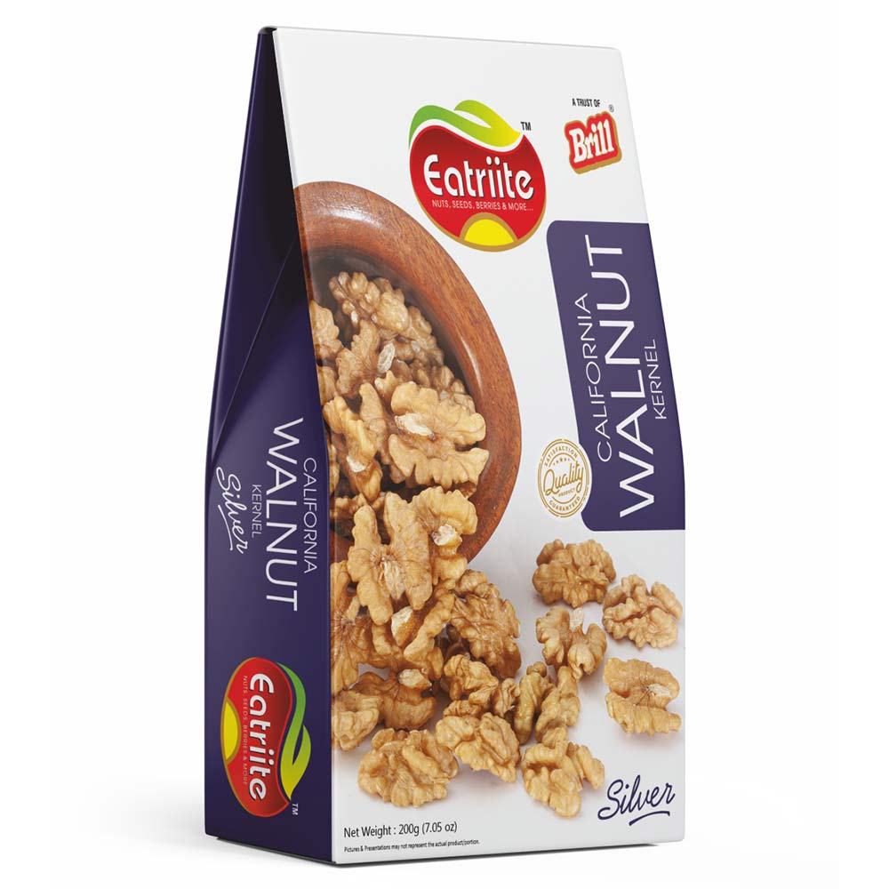 1 - Eatriite California Silver Walnut Kernel,  200 g  Unflavoured 